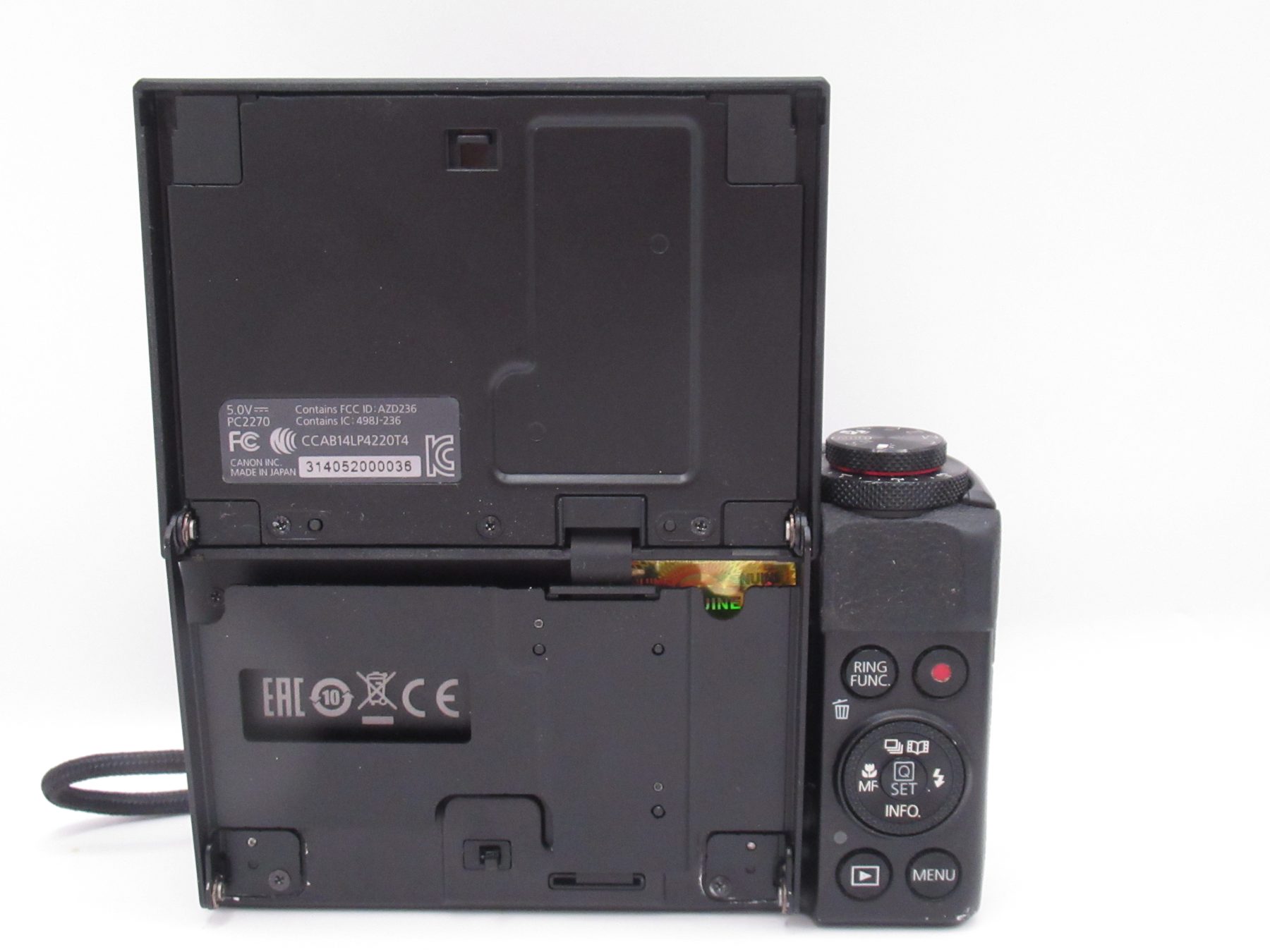 Canon PowerShot G7 X Mark II Digital Point and Shoot Camera 20.1MP - Black image 3